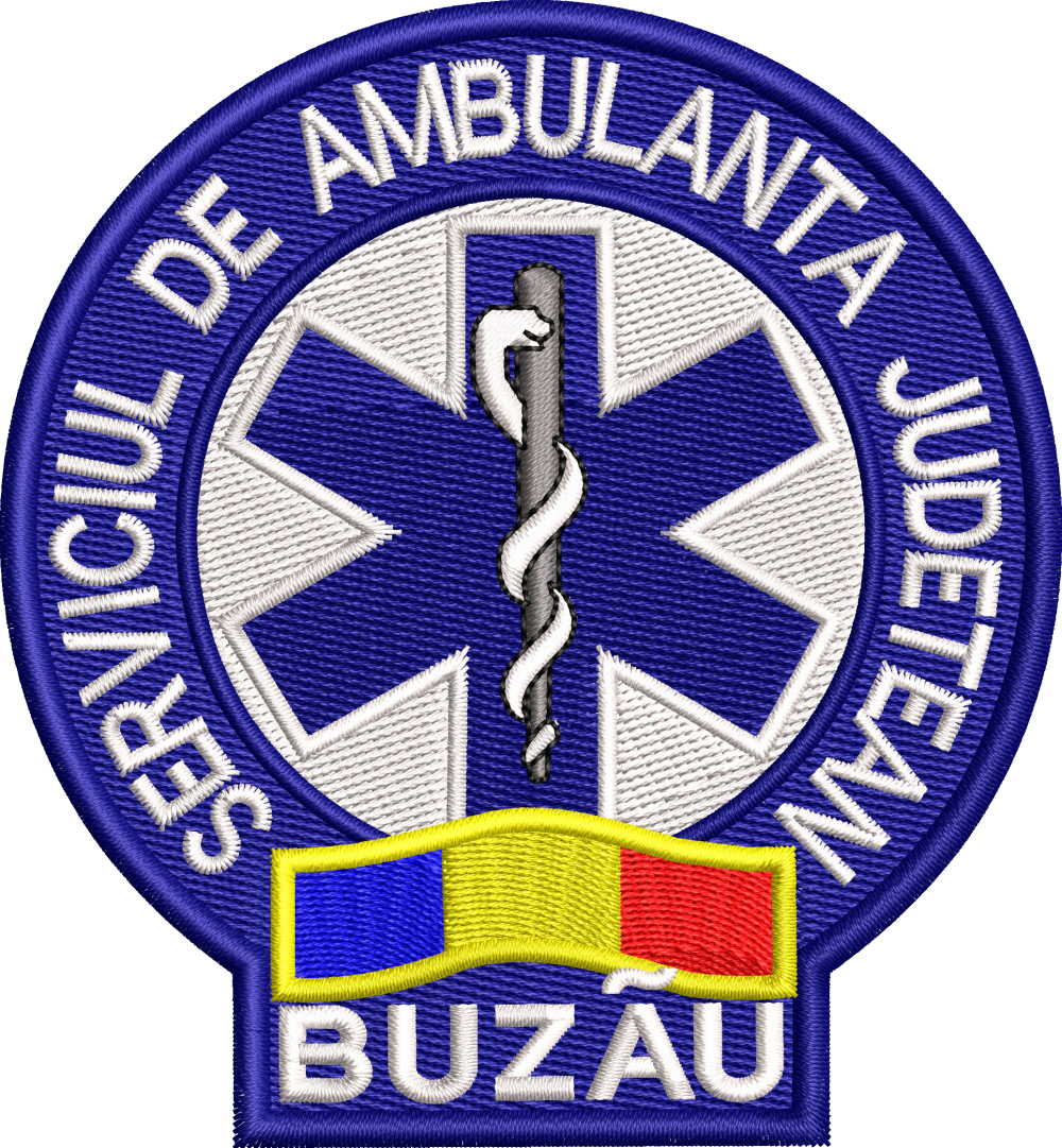 EMBLEMA AMBULANTA SAJ MANECA - BUZAU